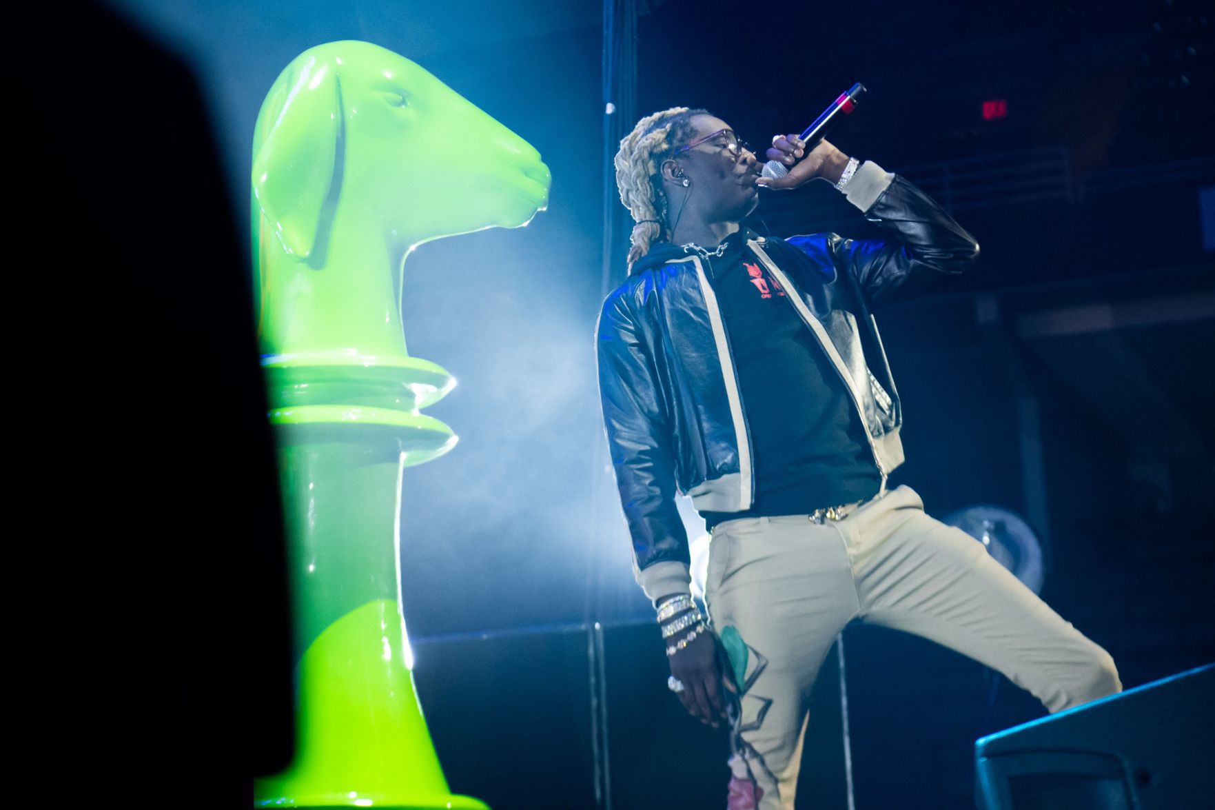 Young Thug and Machine Gun Kelly at Family Arena